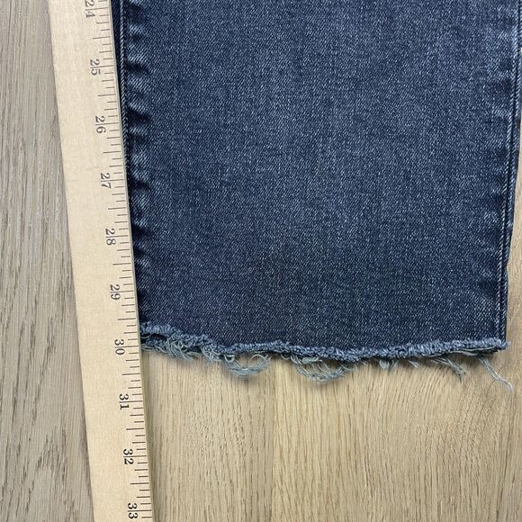 Flint and Tinder Jeans Mens 32x32 Blue Relaxed Fit Straight Distressed Made USA - Picture 10 of 12